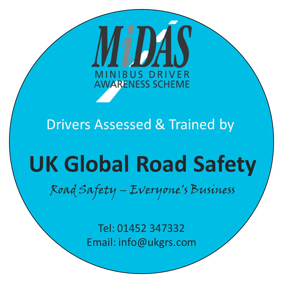 MiDAS Minibus Driver Assessment Awareness Training, D1, MPV, PATs, DATs, Standard, Accessible, Out in 5, Emergency Evacuation, Southwest, UK, Northern Ireland
